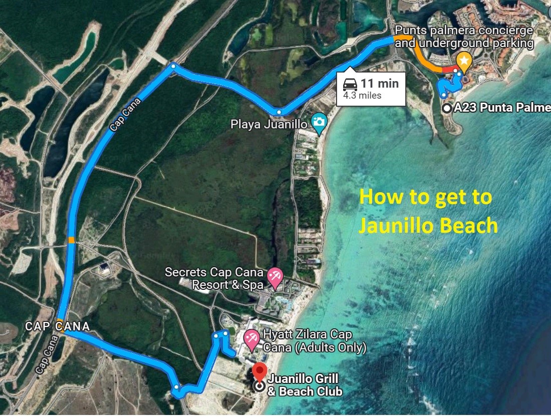 ride to restaurants in punta cana